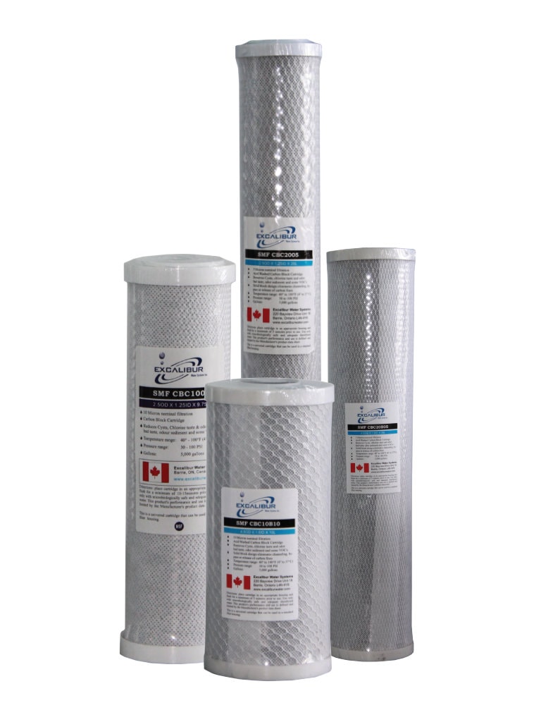 Acid Washed Coconut Shell Carbon Block Cartridges