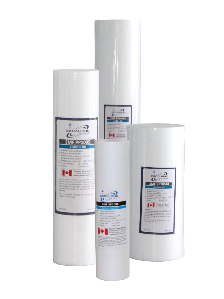 Melt Blown Polypropylene Cartridges / Standard and Jumbo