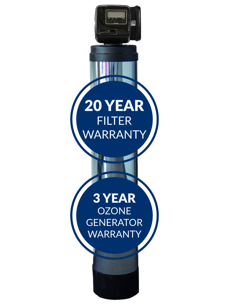 Excalibur Premium Ozone Enhanced Hybrid Chemical Free Iron/Manganese/Sulphur Filter