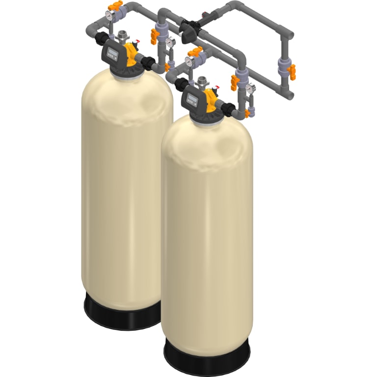 Excalibur commercial duplex alternating turbidity filtration system