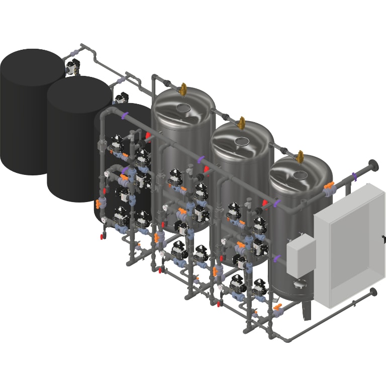 Excalibur industrial water softener